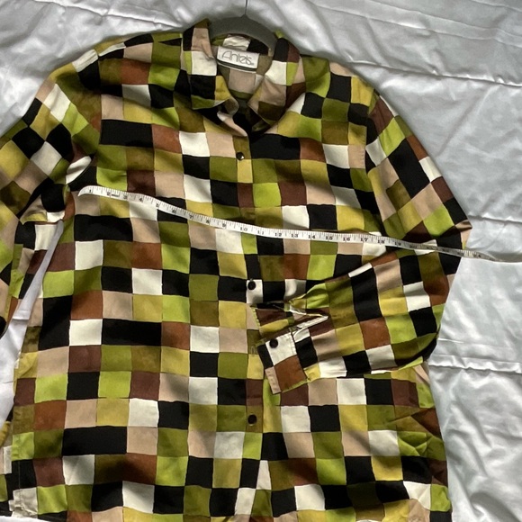 Multicoloured square button down shirt - Picture 4 of 6